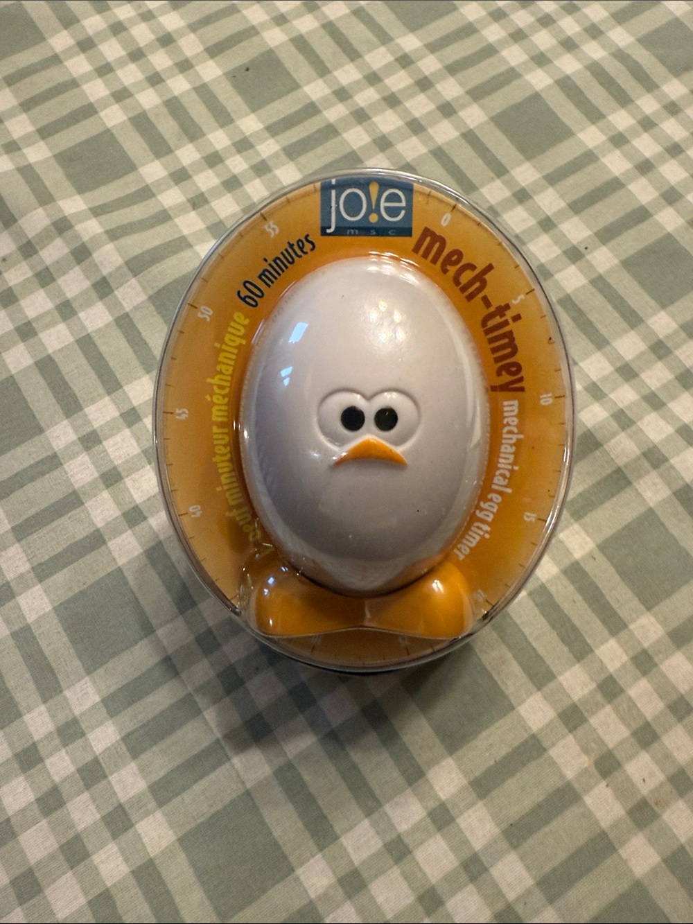 Joie Chick Mech-Timery Egg Timer in White and Yellow